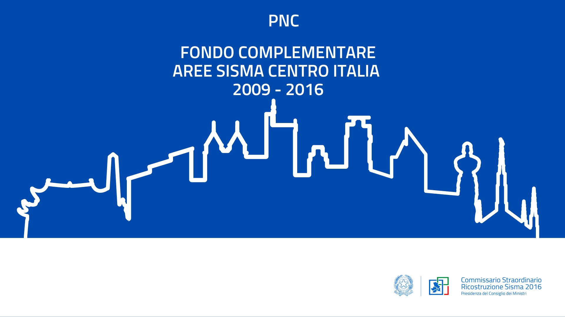 PNRR Area Sisma 2009-2016